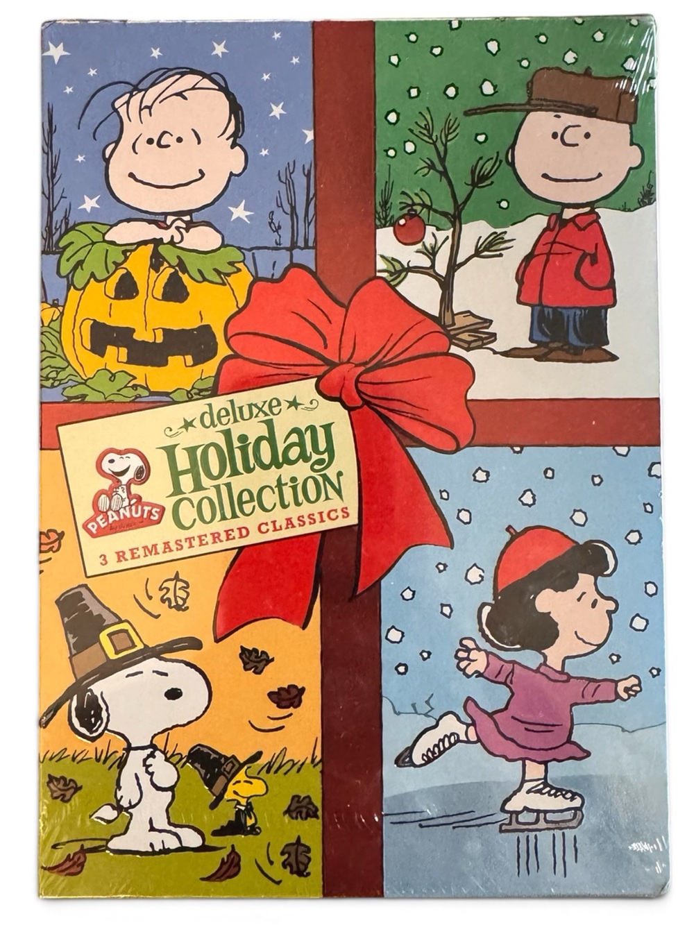 Peanuts Deluxe Holiday Collection 3-Disc DVD Set New Sealed Snoopy Christmas